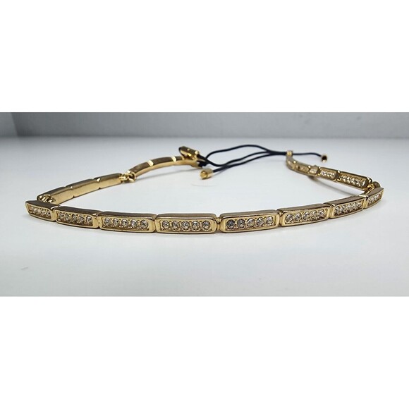 Rare Genuine Swarovski Hair Band Yellow Gold tone, 200 Crystals. - Picture 1 of 15